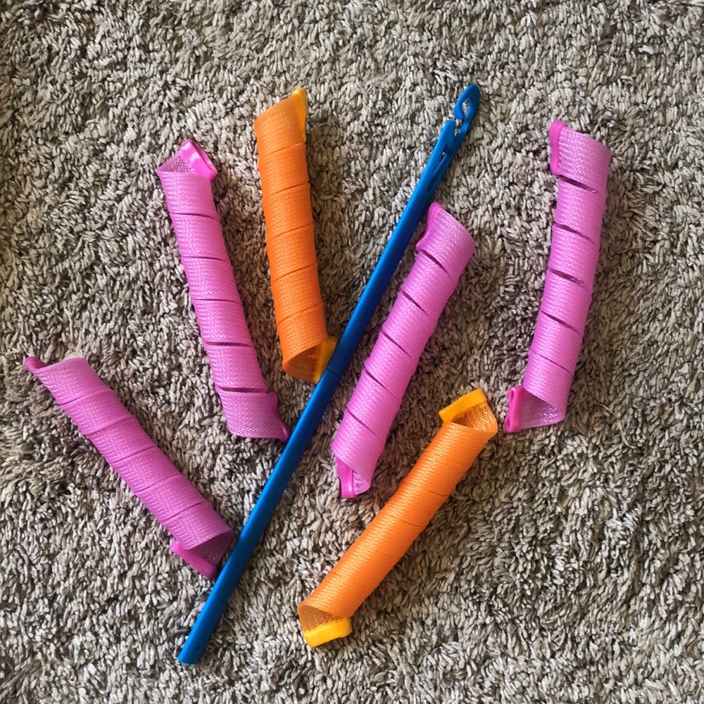 Gallon Bag of Spiral Hair Curlers